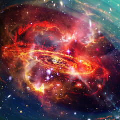 Obraz premium Galaxy and stars. The elements of this image furnished by NASA.