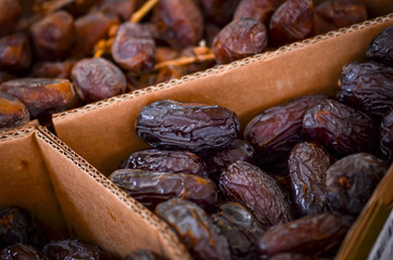mix of fresh fruits within the spanish market 
