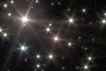 Particle or stars.