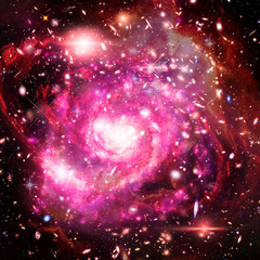Cosmic galaxy background. Stars and cosmic gas.The elements of this image furnished by NASA.