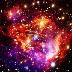 Obraz premium Galaxies. The elements of this image furnished by NASA.