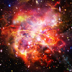 Fototapeta premium Galaxy and stars. The elements of this image furnished by NASA.