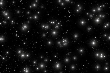 Background of space with stars.