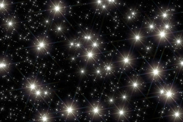 Obraz premium Universe filled with stars.