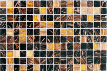 Beautiful striped multi-colored tiles , mosaic for bathroom and pool renovation