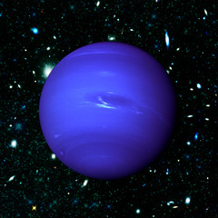 Neptune. Planet of the solar system. Eighth planet. The elements of this image furnished by NASA.