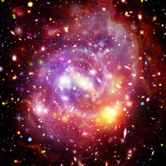 Fototapeta premium Cosmic galaxy background. Stars and cosmic gas.The elements of this image furnished by NASA.