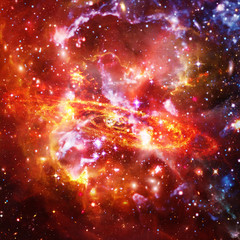 Galaxy and stars. The elements of this image furnished by NASA.