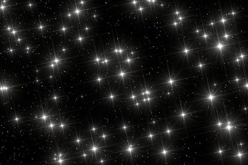 Universe filled with stars.