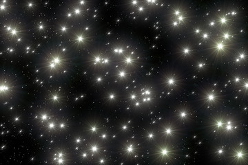 Fototapeta premium Background of space with stars.