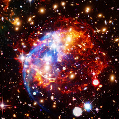 Fototapeta premium Galaxies. The elements of this image furnished by NASA.