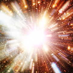 Lots of colors, background. Space splash. The elements of this image furnished by NASA.