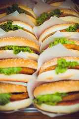 Street fast food in the city