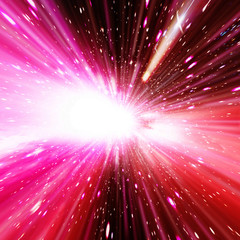 Vivid colorful background with starburst. Abstract radial lines fading into background. The elements of this image furnished by NASA.