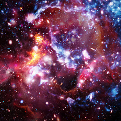 Cosmic galaxy background. Stars and cosmic gas.The elements of this image furnished by NASA.