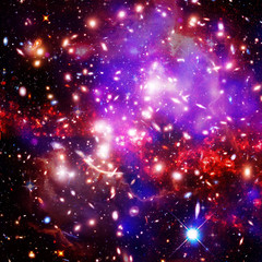 Fototapeta premium Cosmic galaxy background. Stars and cosmic gas.The elements of this image furnished by NASA.