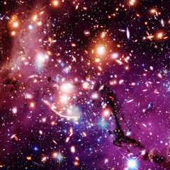Galaxy and stardust. The elements of this image furnished by NASA.