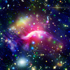 Galaxy and stardust. The elements of this image furnished by NASA.