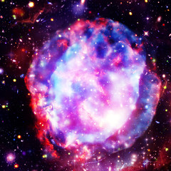 Galaxy and stardust. The elements of this image furnished by NASA.
