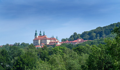 Fototapeta premium Basilica of St. Mary, Kalwaria Zebrzydowska park, Poland.