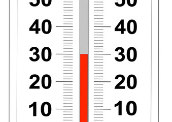 thermometre 30 degres
