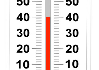 thermometre 40 degres 