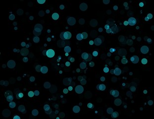 Blue Bokeh Background