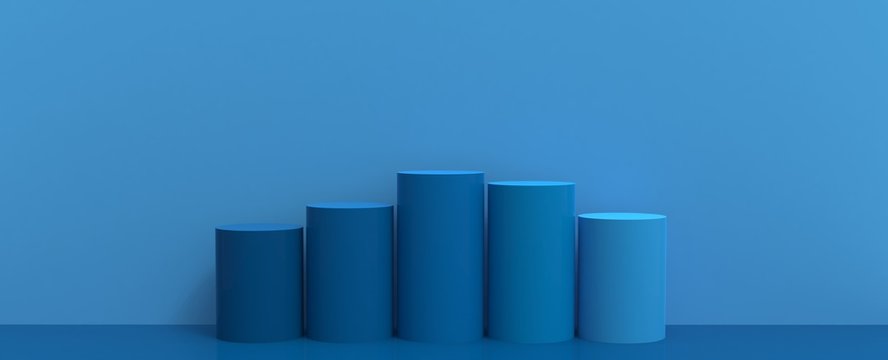 Dise&ntilde;o de podio tridimensional para presentaci&oacute;n de producto de dise&ntilde;o. Fondo colorido de diferentes materiales y texturas