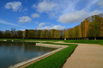 Autumn in the gardens of Versailles