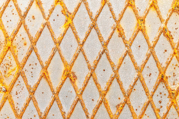 Metal triangular background