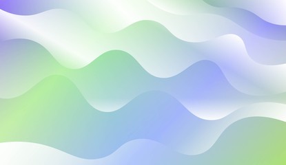 Modern Background With Wave Gradient Shape. For Your Design Wallpapers Presentation. Vector Illustration with Color Gradient.