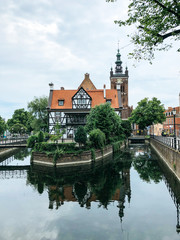  European city background.