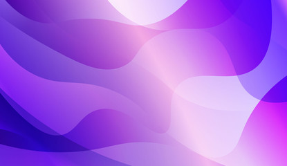 Blurred Decorative Design In Abstract Style With Wave, Curve Lines. For Creative Templates, Cards, Color Covers Set. Vector Illustration with Color Gradient.