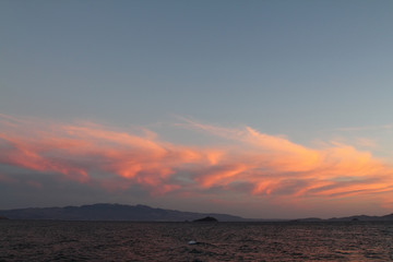 Seaside town of Turgutreis and spectacular sunsets