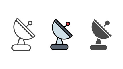 Antenna vector icon sign symbol