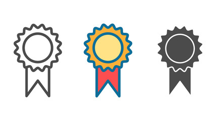 Award vector icon sign symbol