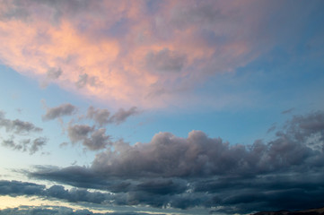 Obraz premium blue sky and clouds