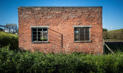 Abandoned Brick Building