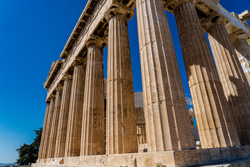 Naklejka premium The columns of the Parthenon 