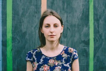 young beutiful girl portrait © magorzata