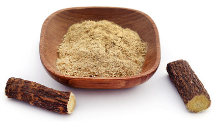 Liquorice with powder