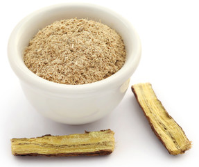 Liquorice with powder