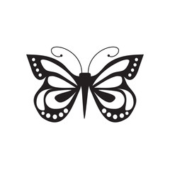 Butterfly logo design vector template