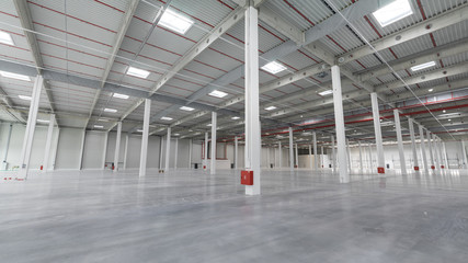 a big empty warehouse