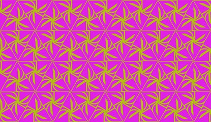 Pattern with polygonal geometric elements. Vector Seamless illustration. Template for wallpaper, interior design, decoration, scrapbooking page.