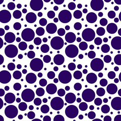 Abstract seamless pattern with randomly dots. Abstract background with little circles. Vector illustration.