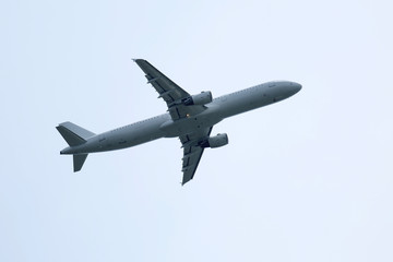 airplane in the sky