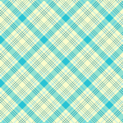 Tartan Pattern in Cyan and White . Texture for plaid, tablecloths, clothes, shirts, dresses, paper, bedding, blankets, quilts and other textile products. Vector illustration EPS 10