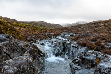 Cold Mountain Stream, New Zealand Tongariro Crossing 