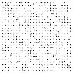 Abstract vector illustration made in generative art style Vector noise pattern. Halftone design vector element